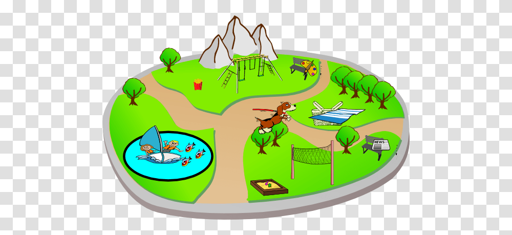 Park Clip Art Free, Outdoors, Nature, Field, Yard Transparent Png