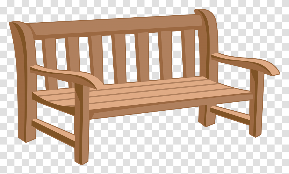 Park Clipart Bench Clipart Background Bench Clipart, Furniture, Park Bench, Crib, Cushion Transparent Png
