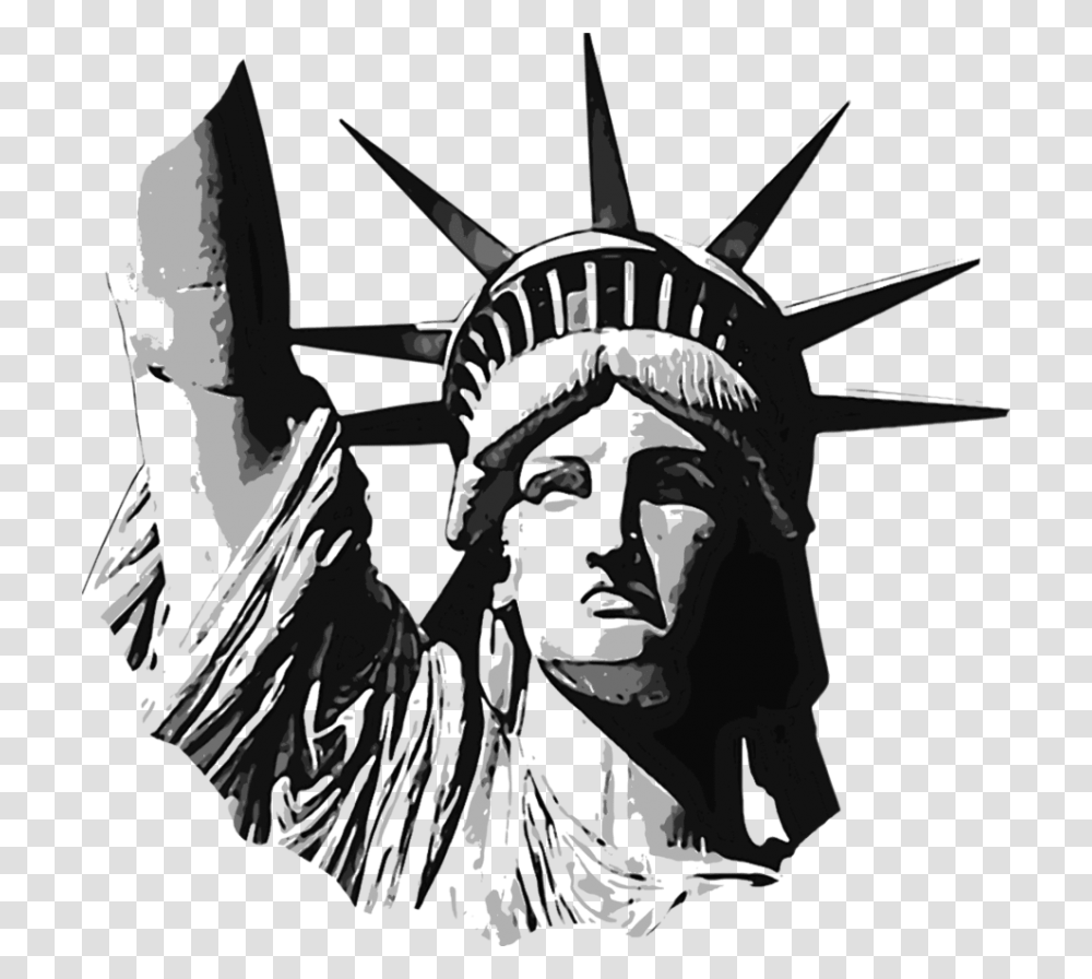 Park Clipart Statue Statue Of Liberty, Person, Human Transparent Png
