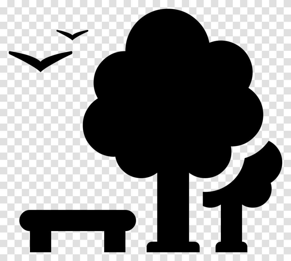 Park Icon Free Download, Silhouette, Stencil, Person, Human Transparent Png