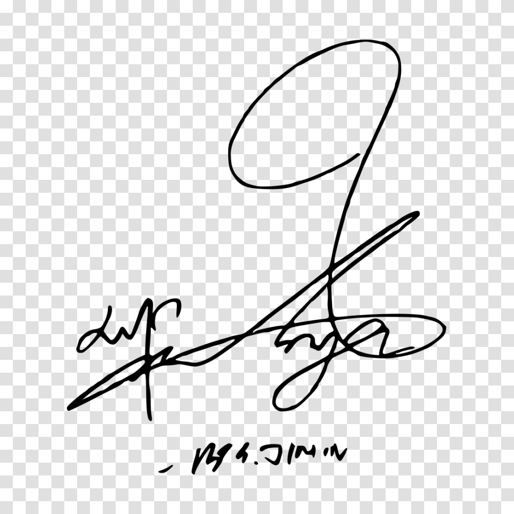 Park Jimin Signature, Gray, World Of Warcraft Transparent Png