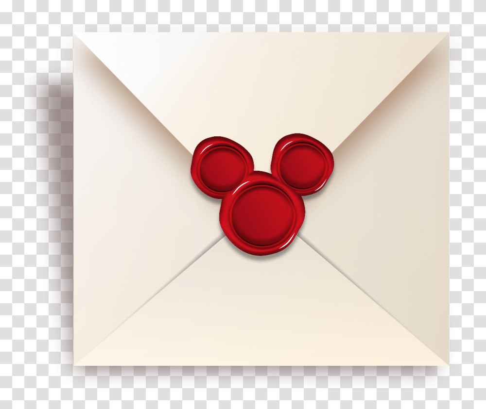Park Tickets And Packages Disneyland Paris Dot, Envelope, Mail, Greeting Card, Wax Seal Transparent Png