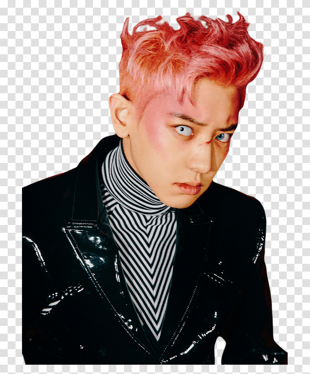 Parkchanyeol Chanyeol Exo Exochanyeol Chanyeolexo Chanyeol Obsession Era, Person, Face, Jacket Transparent Png