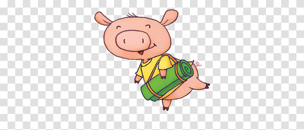 Parker Pig Goes To Yoga Kids Yoga Book, Outdoors, Toy, Label Transparent Png