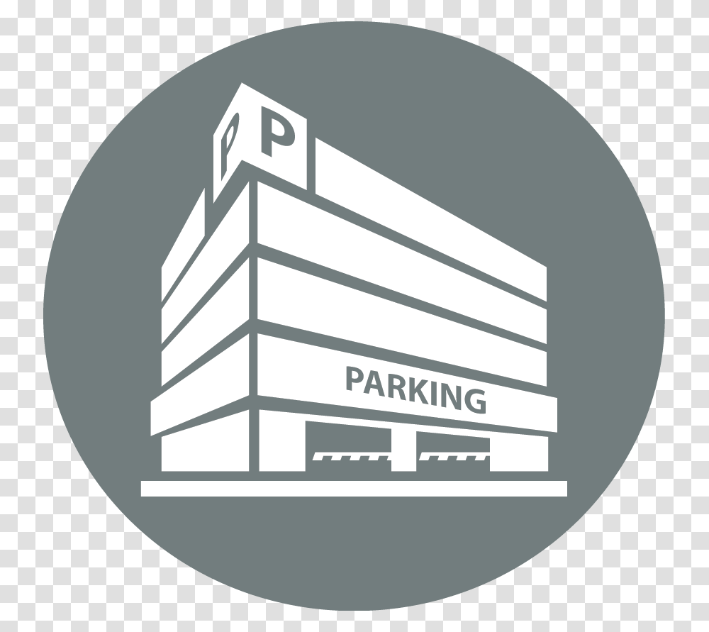 Parking Management System Icon, Label, Building Transparent Png