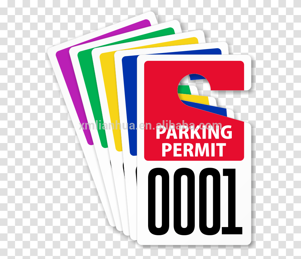 Parking Permit Cardboard Paper Hanging Sign Advertising Parking Permit, Fire Truck, Vehicle, Transportation Transparent Png