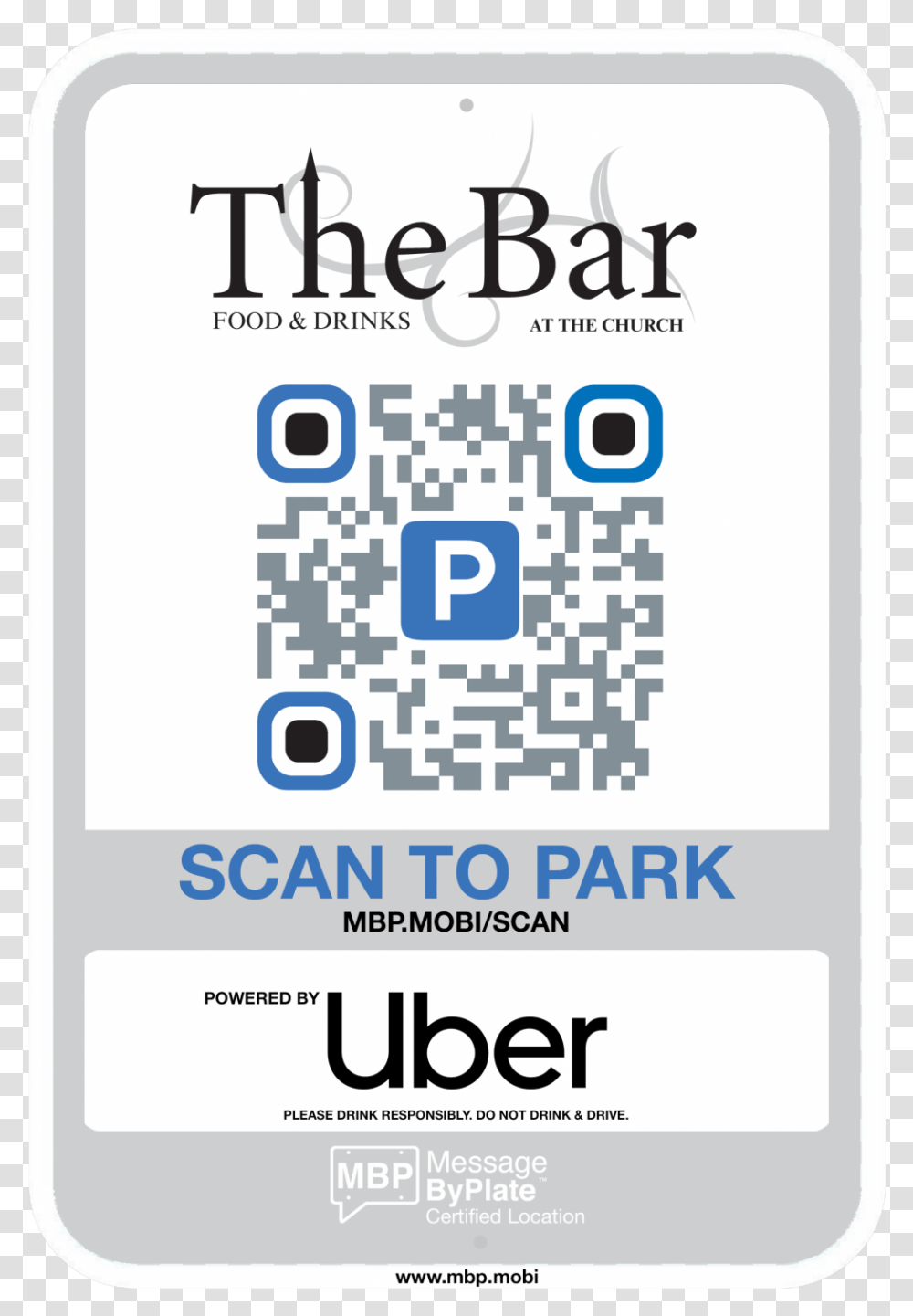 Parking Qr Code Sign, Poster, Advertisement Transparent Png