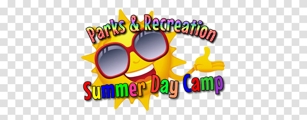 Parks Rec Day Camp Session, Goggles Transparent Png