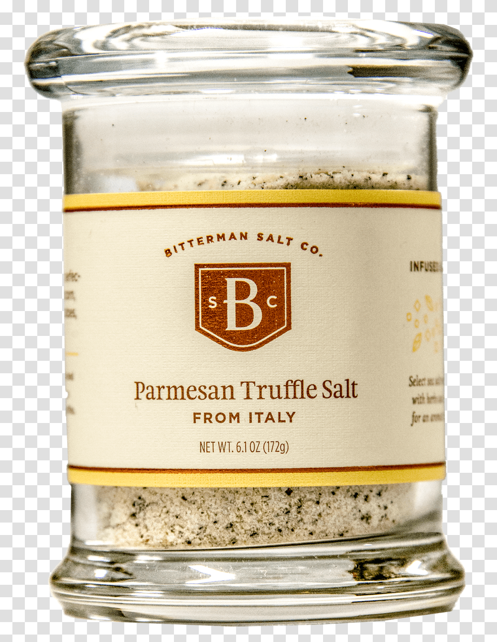 Parmesan Salt, Food, Tin, Plant, Bottle Transparent Png