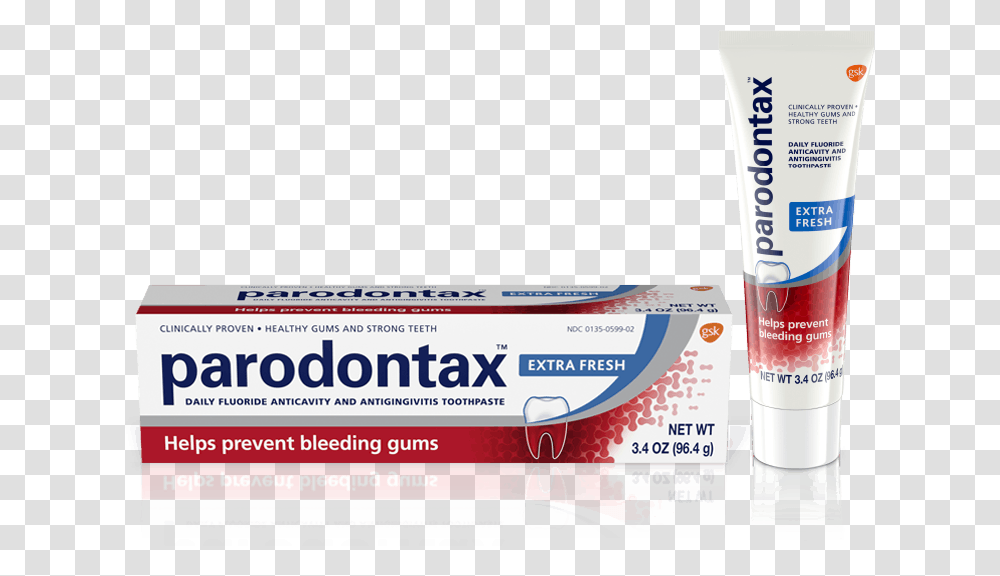 Parodontax Extra Fresh Toothpaste Unboxed Cosmetics, Word, First Aid, Peel Transparent Png