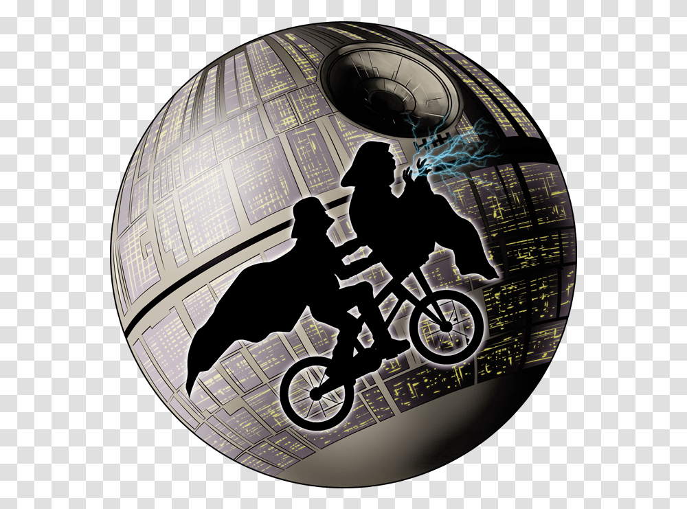 Parody Of Yoshi Darth Vader And Sidious On Road For Mountain Bike, Sphere, Wheel, Machine, Person Transparent Png