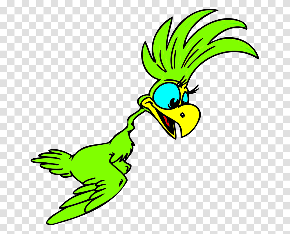 Parrot Bird Drawing Cartoon Animated Film, Animal, Beak, Eagle Transparent Png