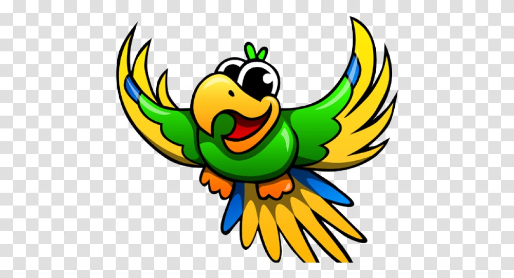 Parrot Clipart Background Parrot Cartoon, Logo, Symbol, Trademark, Animal Transparent Png