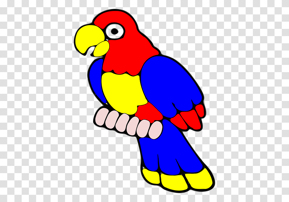 Parrot Clipart Tropical Bird, Animal, Hand, Poultry, Fowl Transparent Png