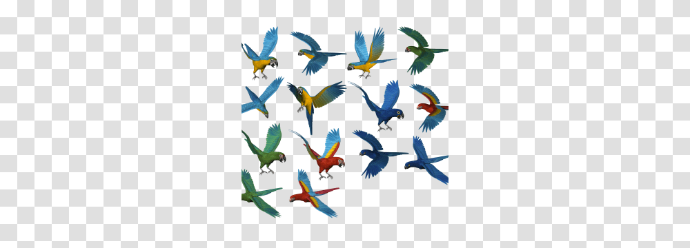 Parrot Clipart Web Icons, Flying, Bird, Animal, Flock Transparent Png