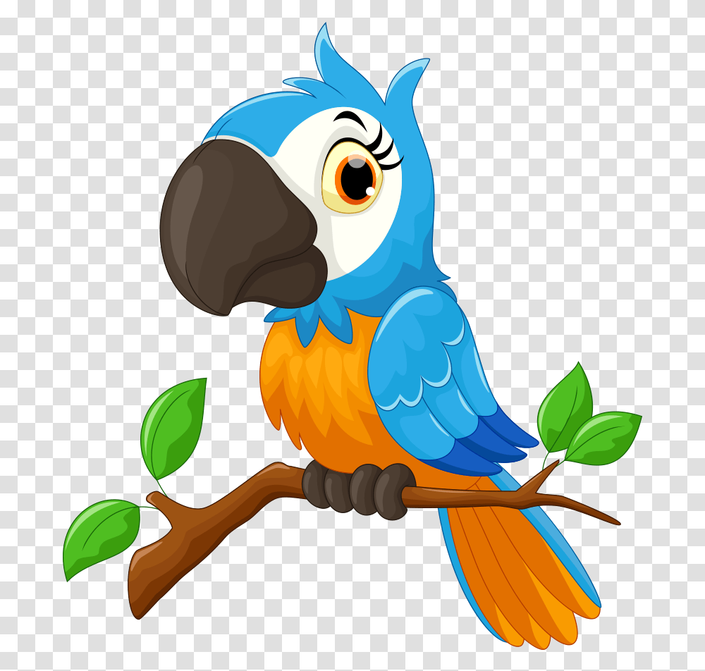 Parrot Drawing Free Download Parrot Bird Cartoon, Animal, Bluebird, Beak, Jay Transparent Png