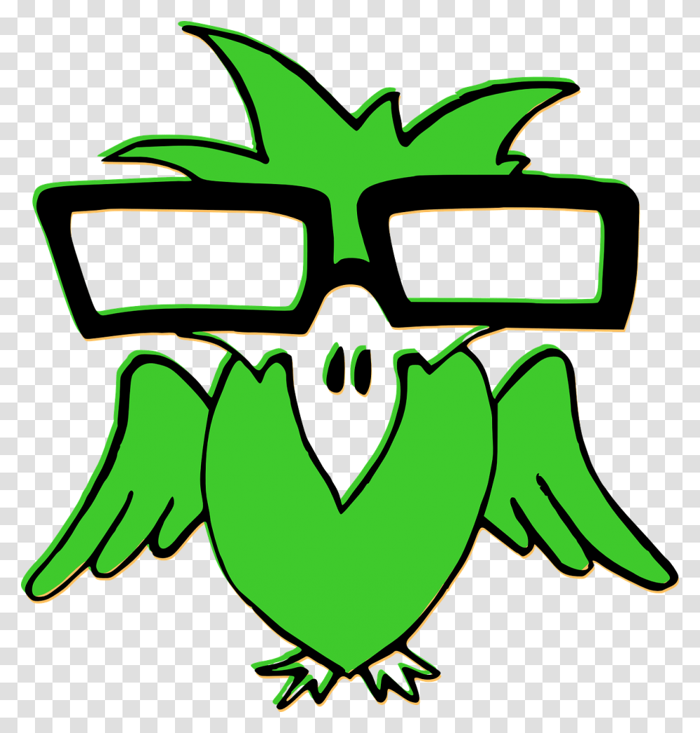 Parrot In Glasses Clipart, Wildlife, Animal, Amphibian, Frog Transparent Png