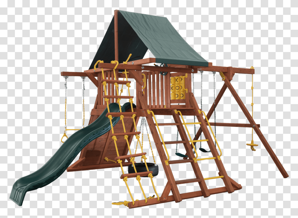 Parrot Island Fort W Wood Roof, Play Area, Playground, Toy, Swing Transparent Png