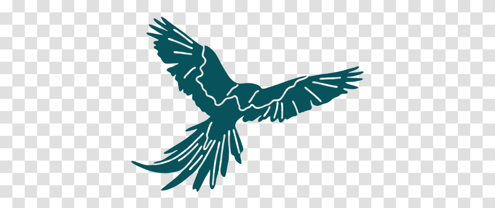 Parrot Macaw Bird Flying & Svg Vector File Automotive Decal, Animal, Vulture, Eagle, Fish Transparent Png