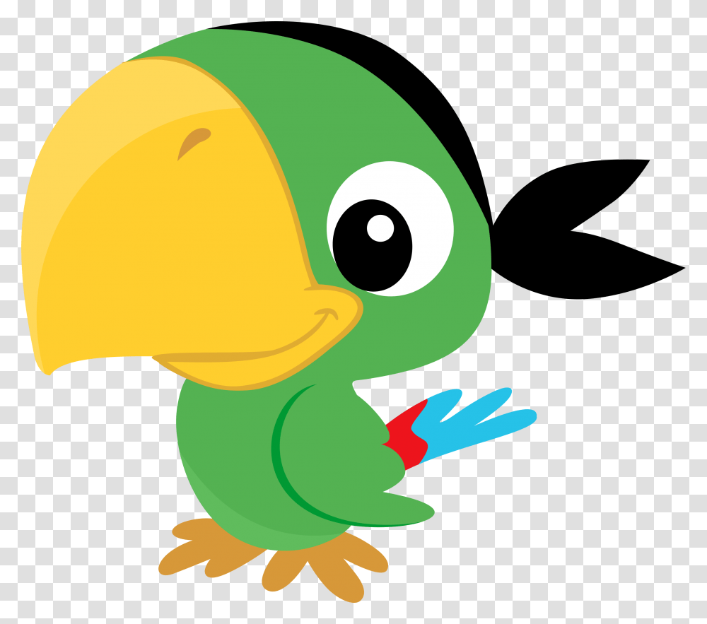 Parrot Pirate Clipart, Bird, Animal, Logo Transparent Png
