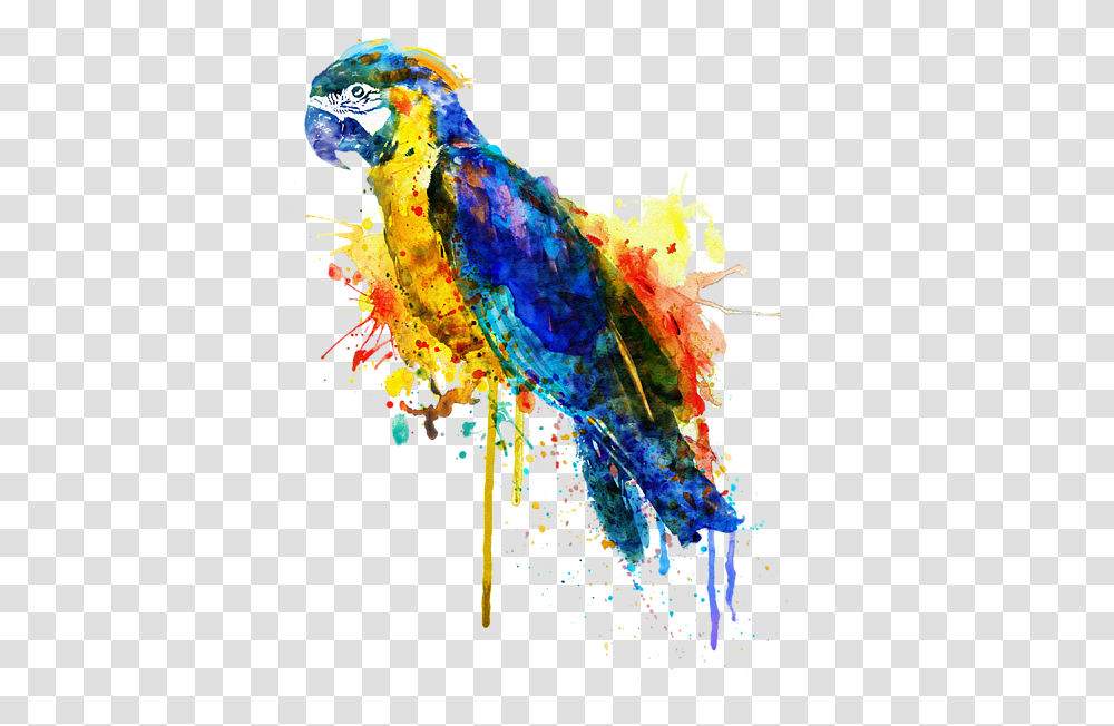 Parrot Watercolor Painting, Animal, Bonfire Transparent Png