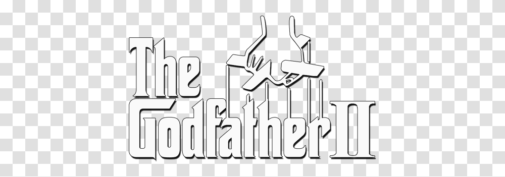 Part Ii Godfather Logo White, Text, Alphabet, Symbol, Number Transparent Png