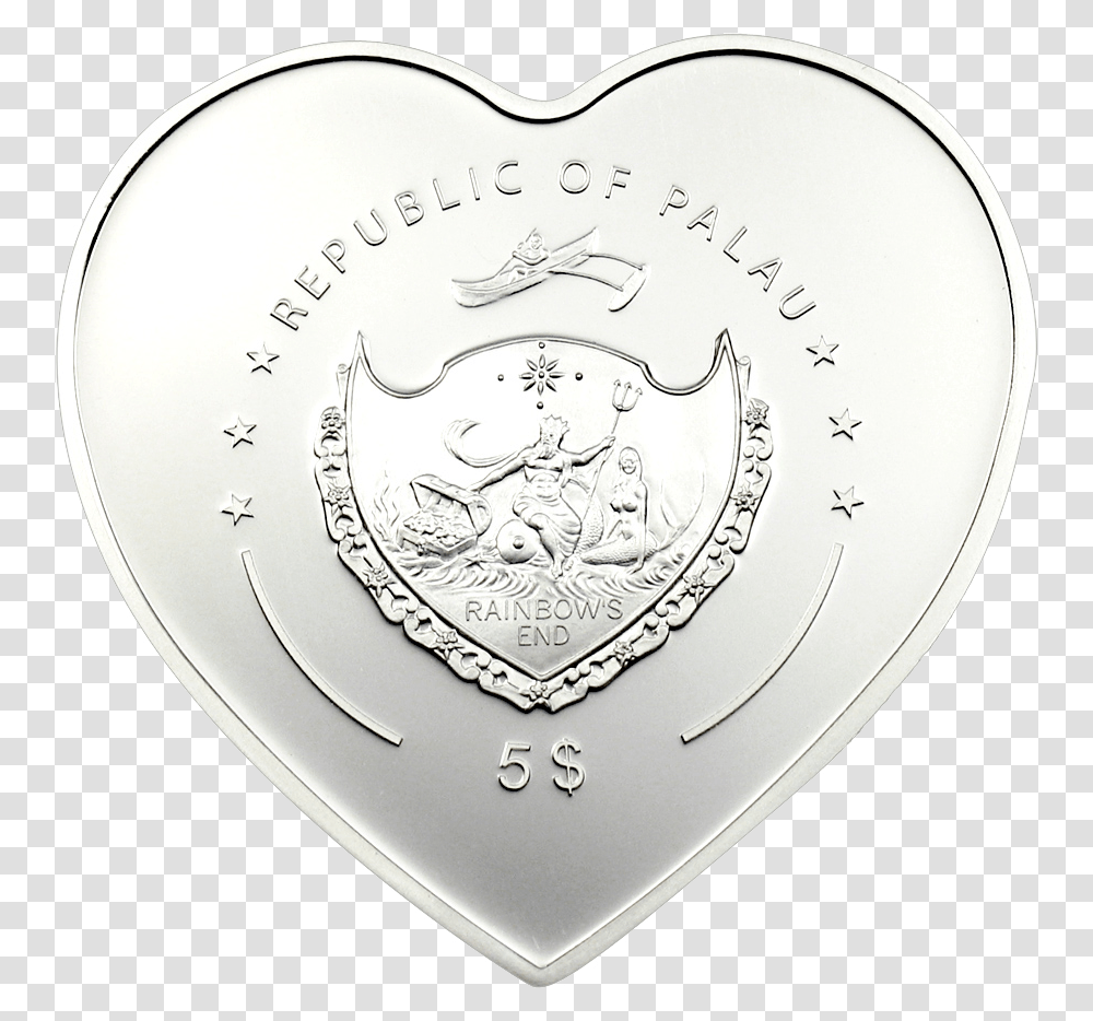 Part Of The Collection Silver Hearts Monety Efezu, Coin, Money, Locket, Pendant Transparent Png