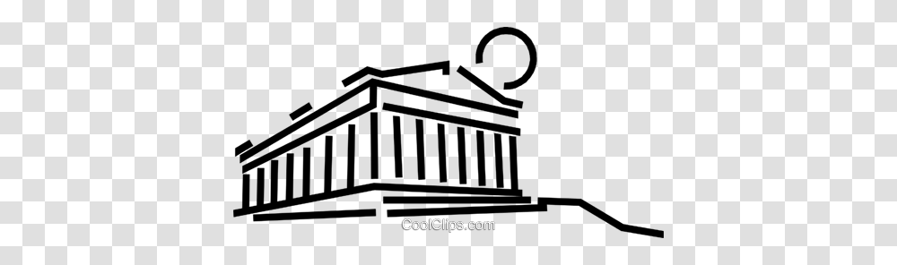 Parthenon Royalty Free Vector Clip Art Illustration, Architecture, Building, Gate, Pillar Transparent Png