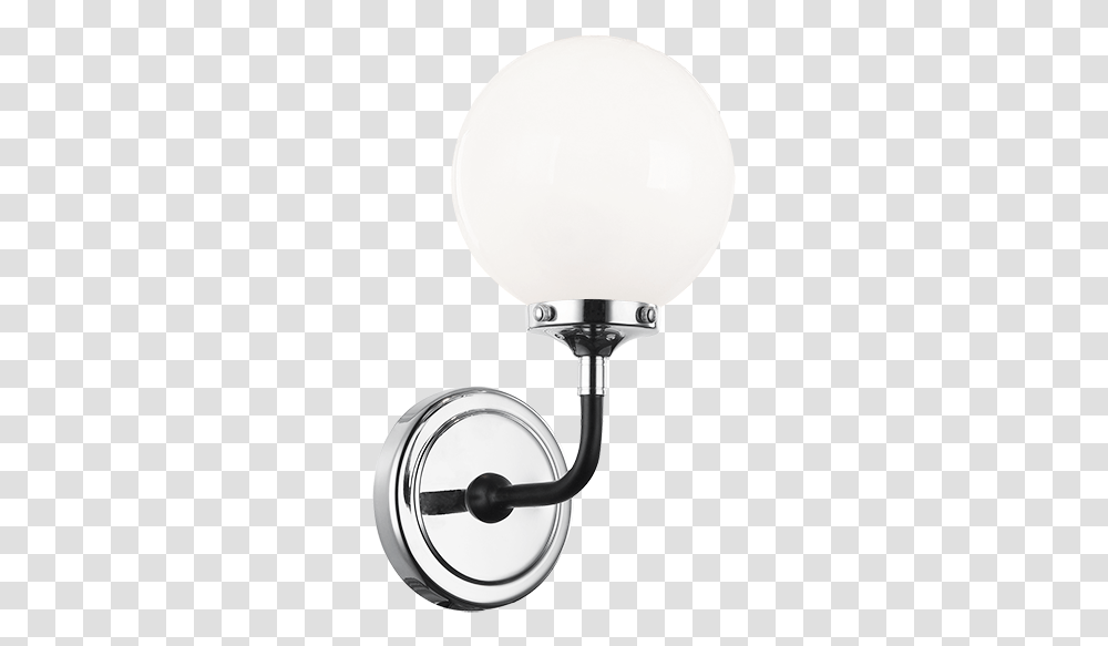 Particle Black And Chrome With Rod Sconce Sconce, Lighting, Lamp, Balloon Transparent Png