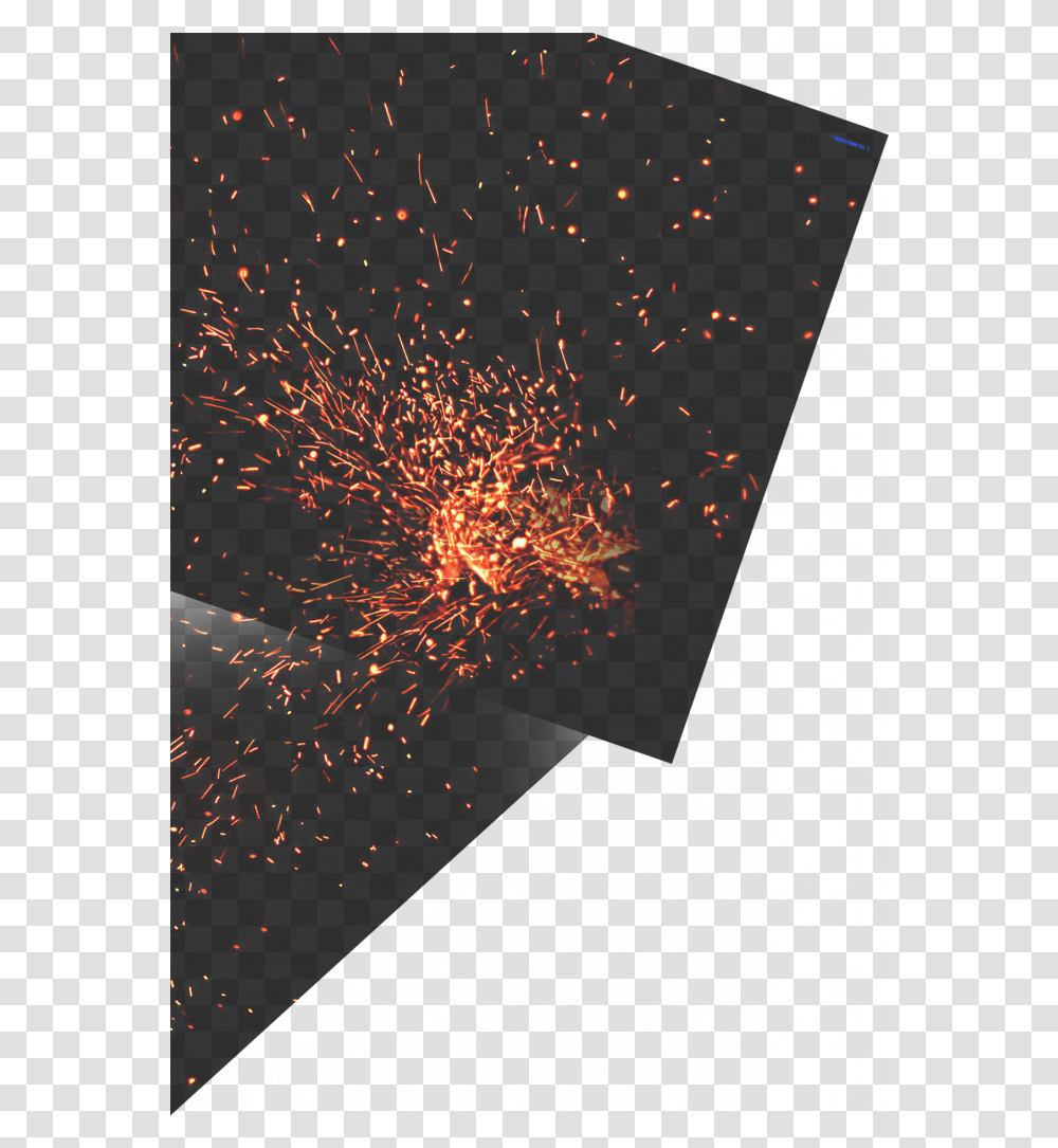 Particles Visual Fire Hand Editing Hand Fire Hd, Nature, Outdoors, Night, Fireworks Transparent Png
