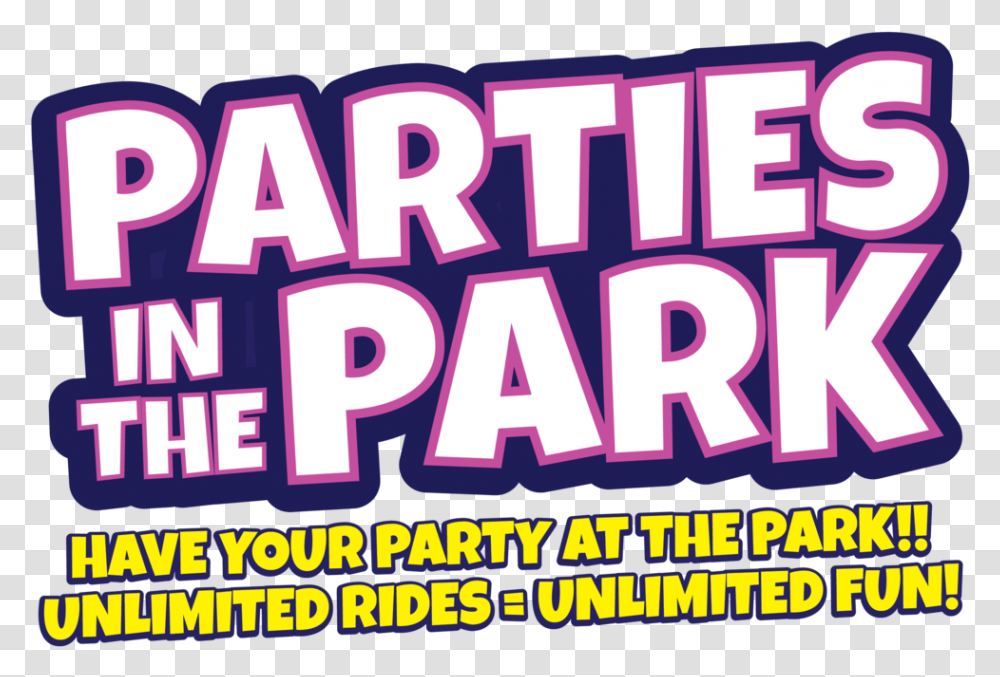 Parties In The Park Title 01 Poster, Word, Label, Alphabet Transparent Png