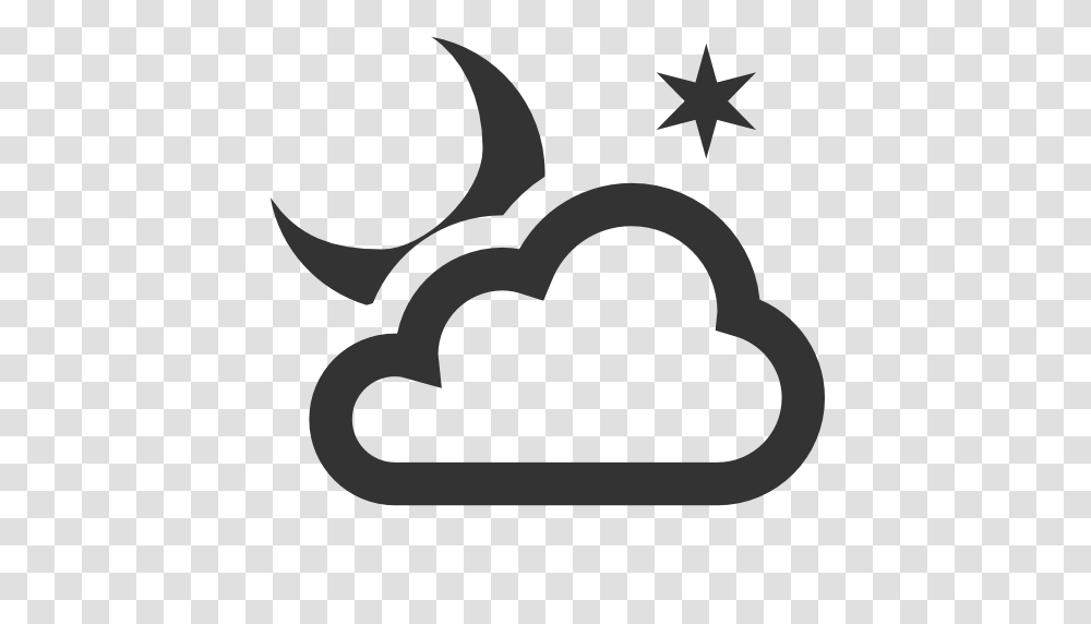 Partly Cloudy Night Image Royalty Free Stock Images, Stencil, Star Symbol, Sunglasses Transparent Png