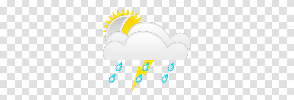 Partly Cloudy Rainy Weather With Thunder Storms Clip Art, Nature, Outdoors, Sea Transparent Png