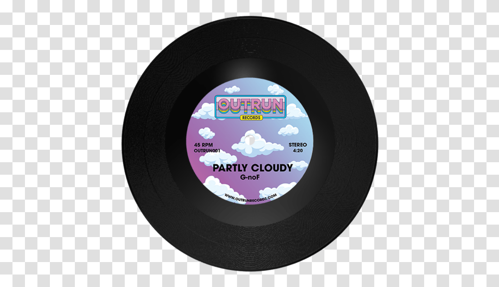 Partly Cloudy Vinyl Render 2 Circle, Disk, Tape, Dvd Transparent Png