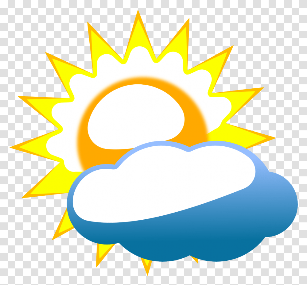 Partly Cloudy Weather Clipart Cliparts And Others Art Sun In Nepal's Flag, Nature, Outdoors, Sky, Fire Transparent Png