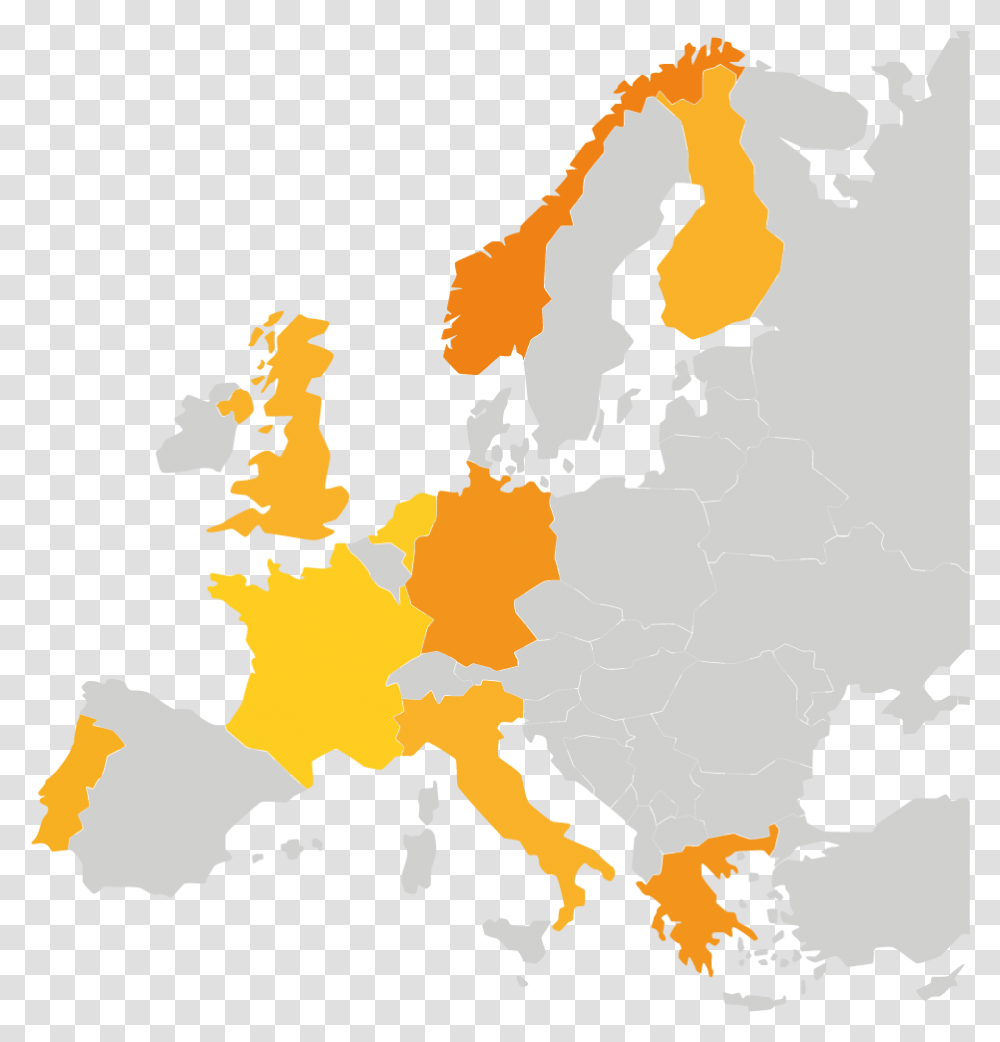 Partner Clipart Cia Europe, Map, Diagram, Plot, Atlas Transparent Png