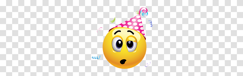 Party Animal Emoticon Emojis Emoticon Smiley, Apparel, Party Hat Transparent Png
