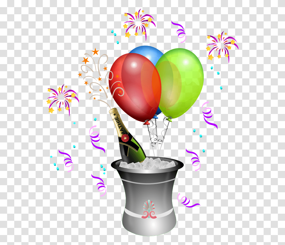 Party Balloon Birthday Firecracker Cartoon Download Birthday Balloons, Paper, Confetti Transparent Png