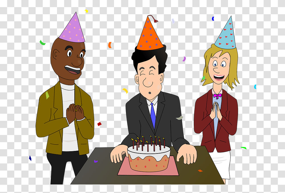Party Birthday Celebration, Apparel, Party Hat, Person Transparent Png