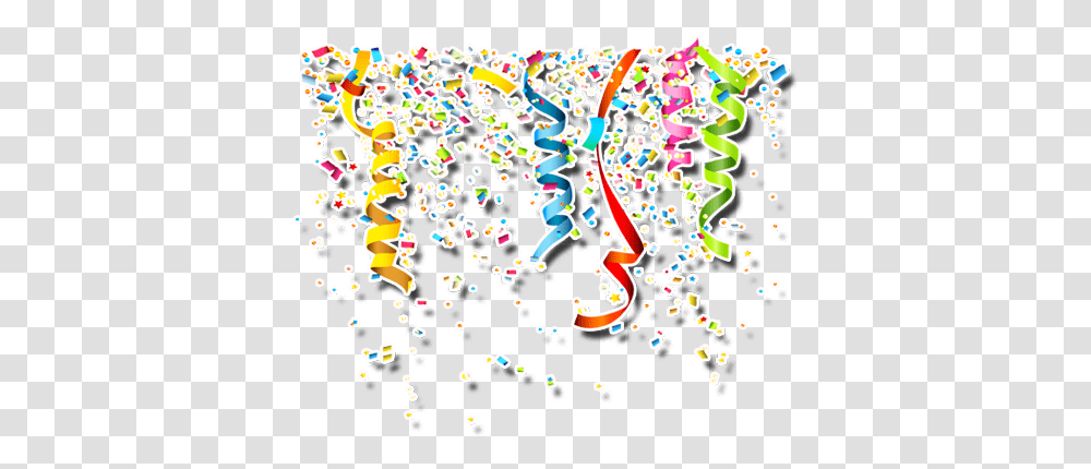 Party Birthday Confetti Background, Paper Transparent Png