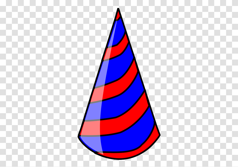 Party Birthday Hat Party Hat 3d Shape, Clothing, Apparel, Cone Transparent Png