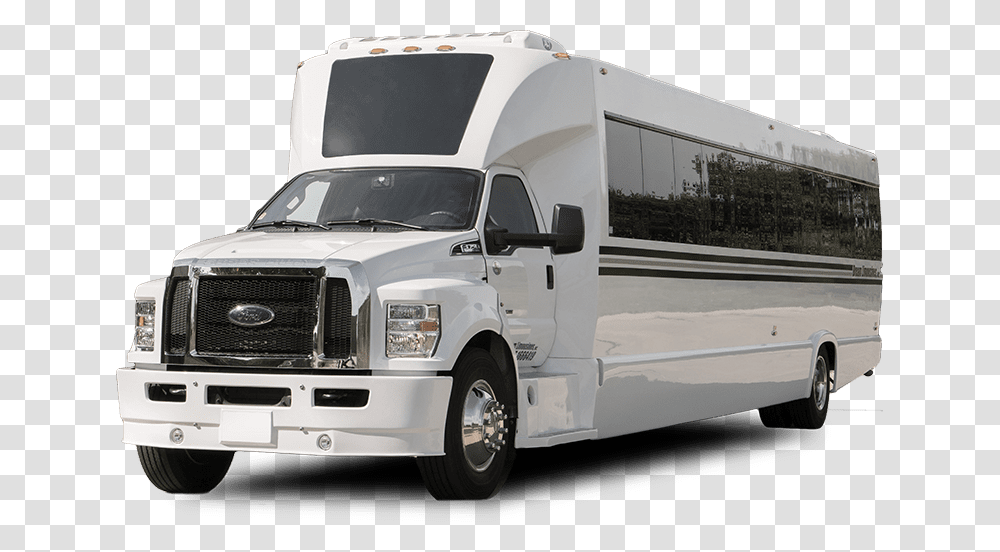 Party Bus Limo Rental Detroit Commercial Vehicle, Truck, Transportation, Van, Caravan Transparent Png