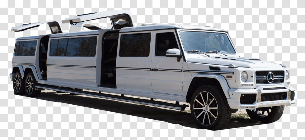 Party Bus Mercedes Benz G Class, Transportation, Vehicle, Van, Car Transparent Png