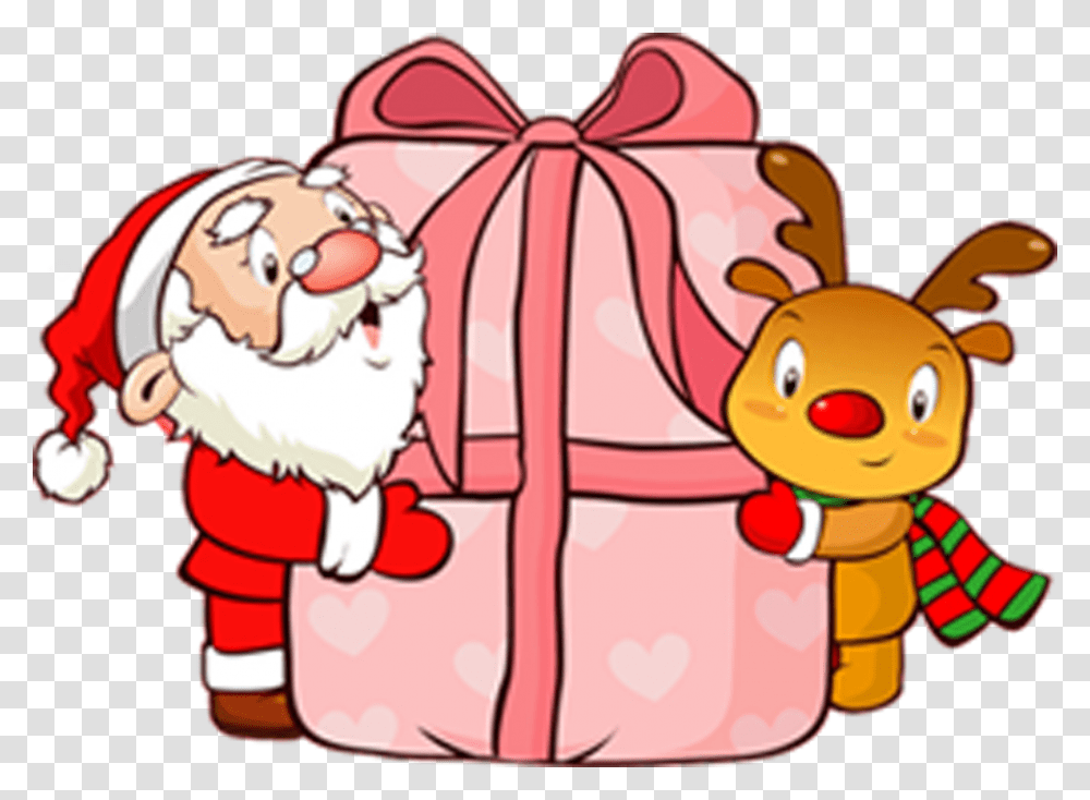 Party Clipart Santa Claus, Gift, Bag, Sack, Christmas Stocking Transparent Png