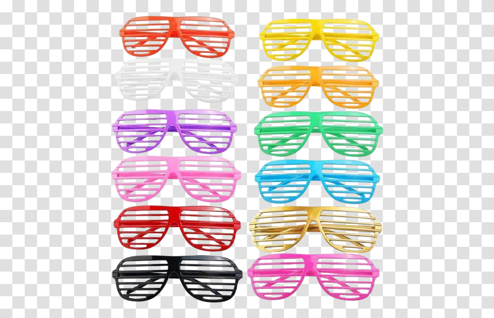 Party Color Shutter Shades Onelove Rave Life Shutter Shades Party Glasses, Apparel, Footwear, Hair Slide Transparent Png