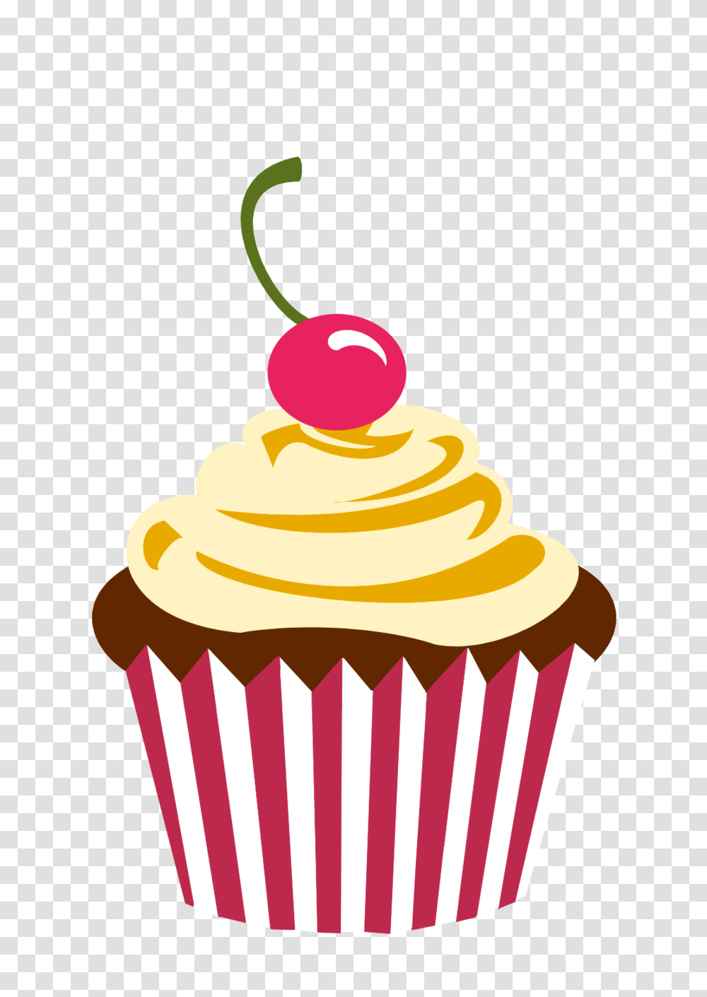 Party Cupcake Logo Branding, Cream, Dessert, Food, Creme Transparent Png