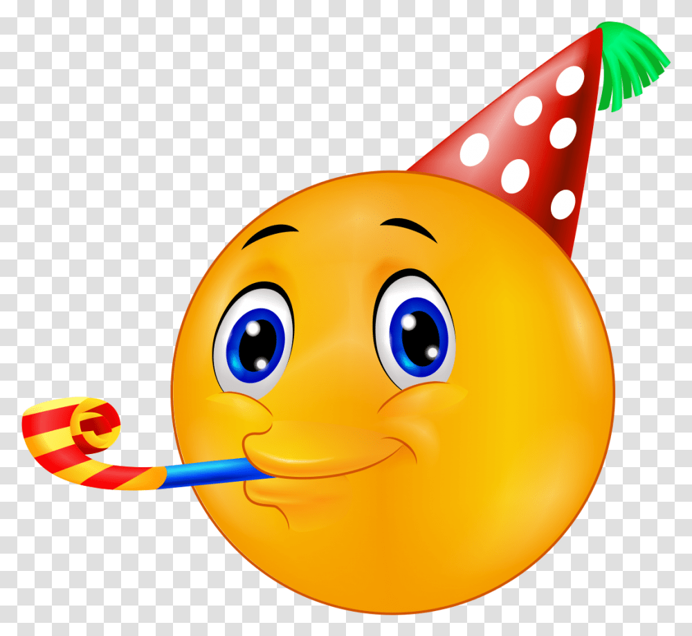 Party Emoji Decal Emoticons Party, Clothing, Apparel, Toy, Party Hat Transparent Png