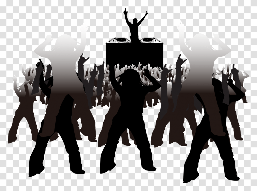 Party Euclidean Vector Poster Disco Party, Person, Crowd, Audience, People Transparent Png