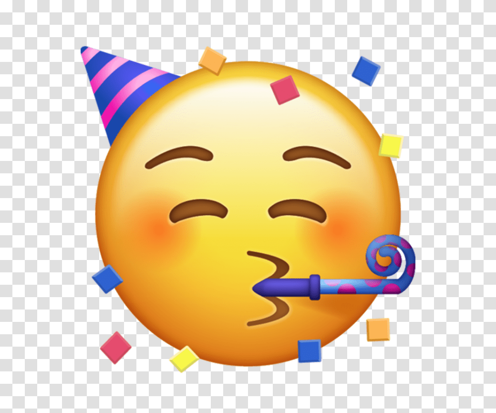 Party Face Emoji Party Face Emoji, Toy, Plant, Word, Food Transparent Png