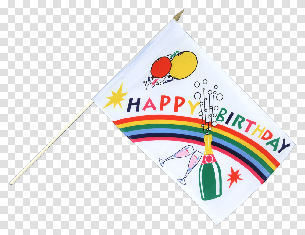 Party Flags Garland Decoration Ornaments Garlands Birthday Happy Birthday Flag, Triangle, Kite, Toy Transparent Png